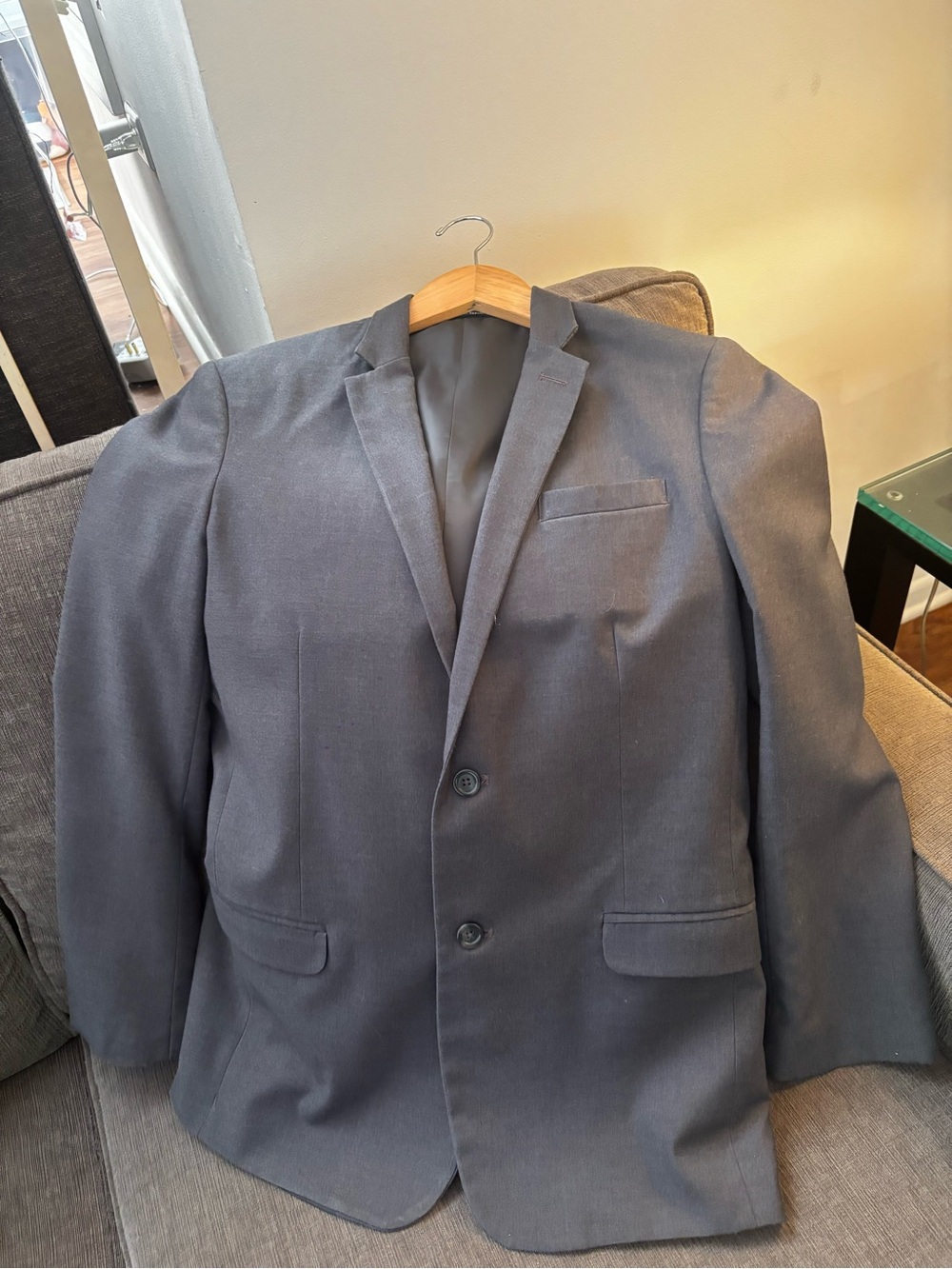 Calvin Klein Boys Size 20 Charcoal Suit